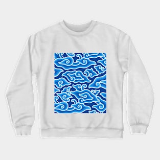 Cartoon Clouds Crewneck Sweatshirt